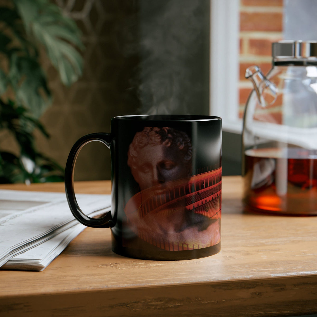 Mars Ultor on The Colosseum 11oz Black Mug
