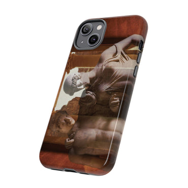 Elettra and Oreste phone case for iPhone 14 Plus by Vittorio Storaro, from the La Civiltà Romana collection