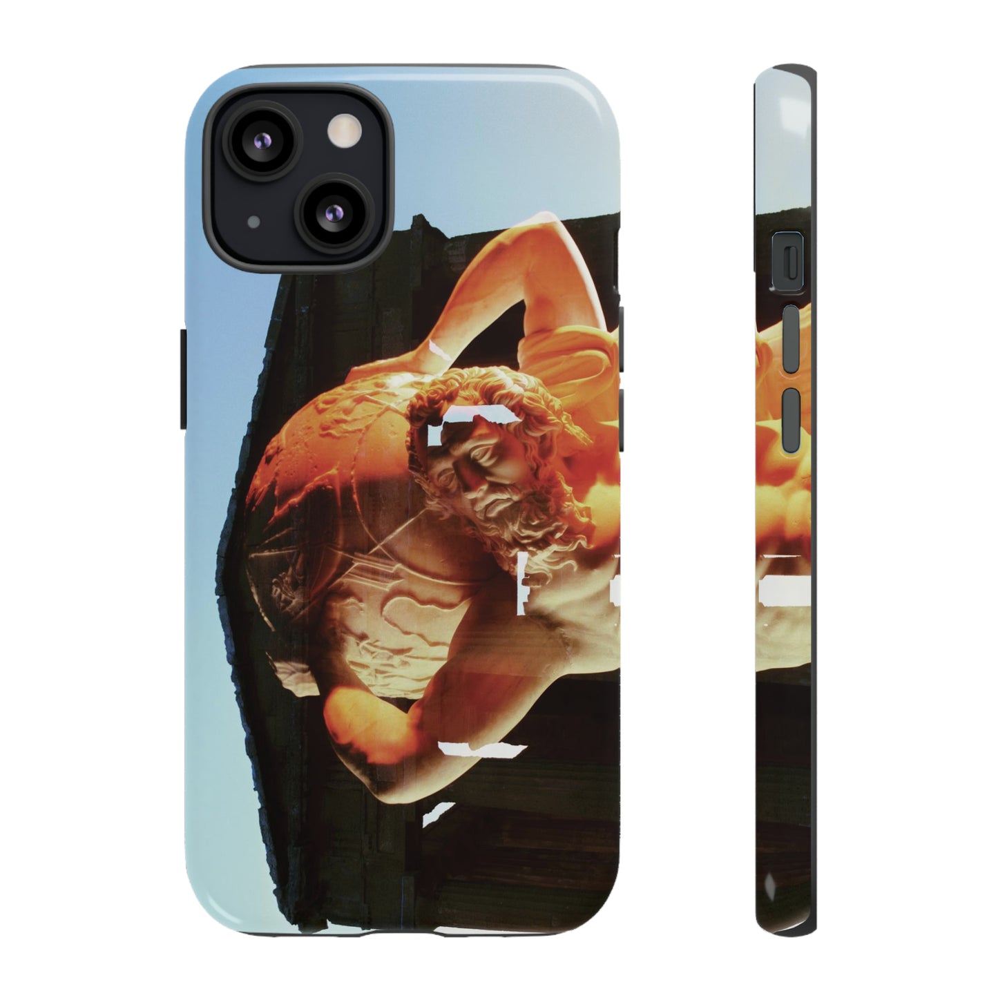 Atlas and Temple of Neptune Phone Cases