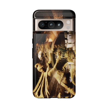 Mithras in his mithraeum of ancient Ostia phone case for Google Pixel 8 Pro by Vittorio Storaro, from the La Civiltà Romana collection