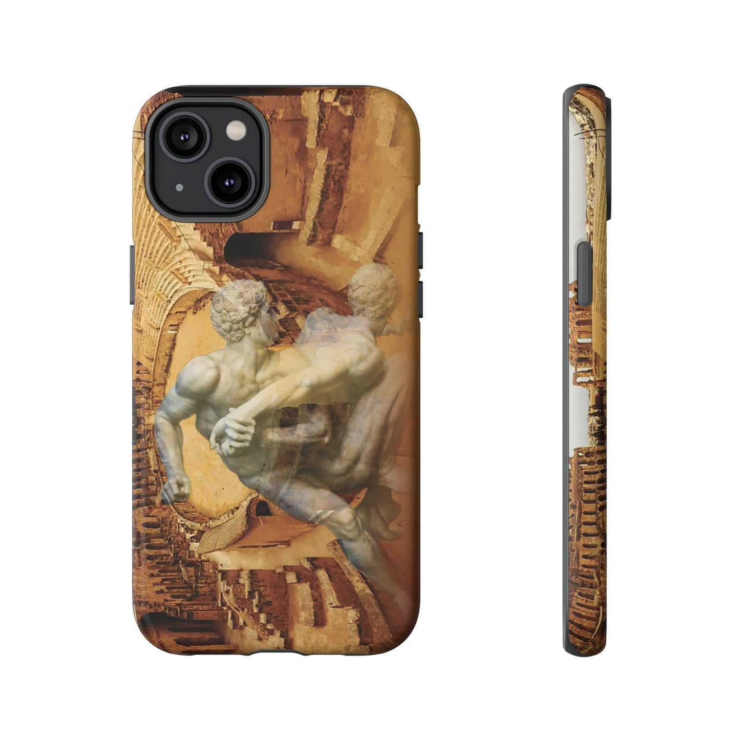 Amphitheater El Jem And The Uffizi Wrestlers Phone Cases