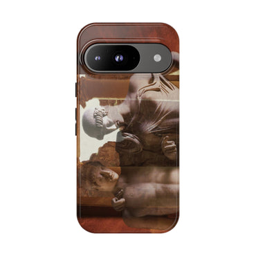 Elettra and Oreste phone case for Google Pixel 9 by Vittorio Storaro, from the La Civiltà Romana collection
