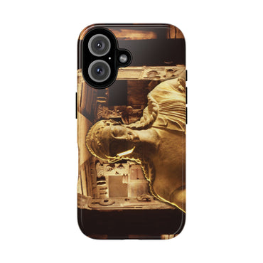 Etruscan Apollo phone case for iPhone 16 by Vittorio Storaro, from the La Civiltà Romana collection