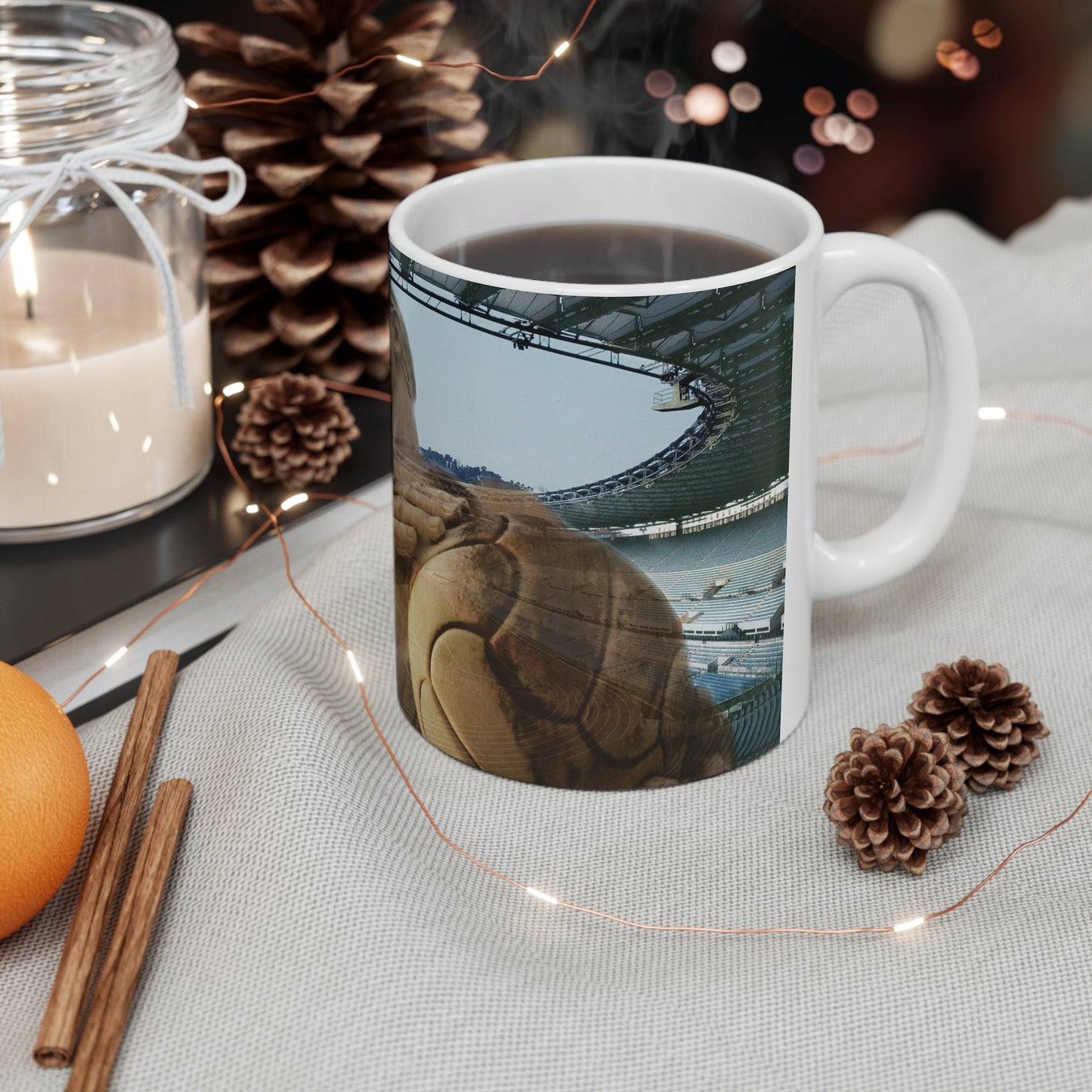 Olympic Stadium in Rome White Mug 11oz