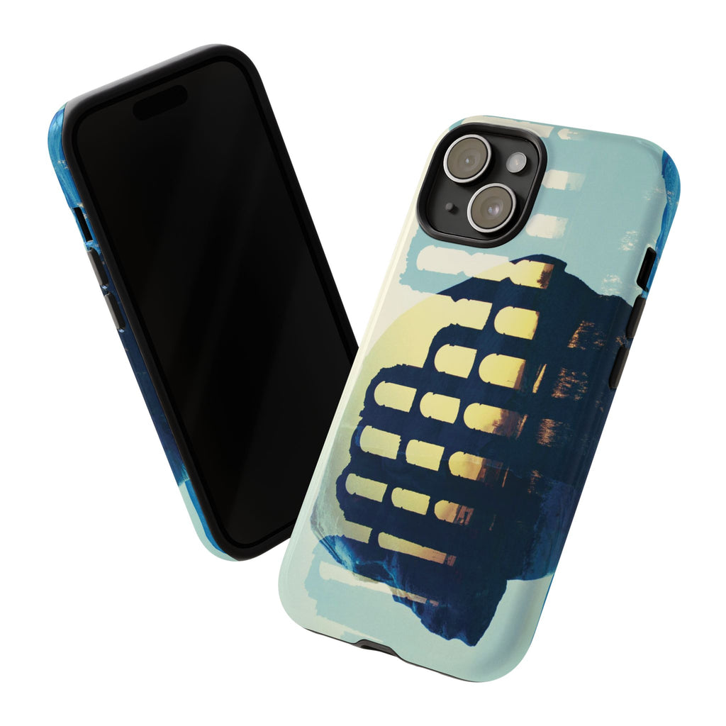 The Ages of Man phone case for iPhone 15 by Vittorio Storaro, from the La Civiltà Romana collection