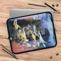 Venus The Galata & The Theater In Orange Laptop Sleeve