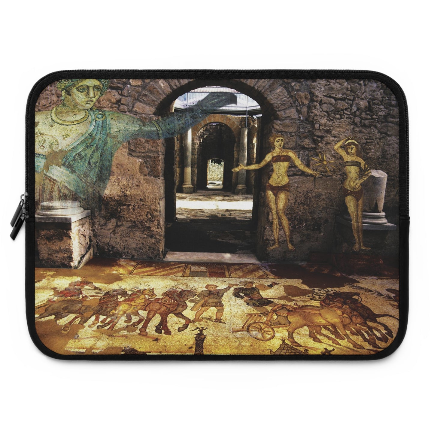 Mosaics Of The Thermal Baths Of Villa Armerina Laptop Sleeve