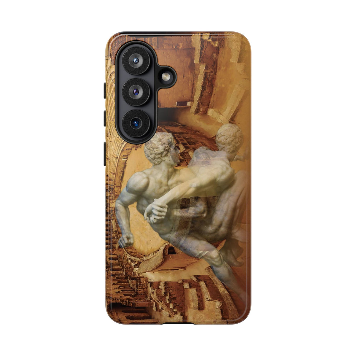 Amphitheater El Jem And The Uffizi Wrestlers phone case for Samsung Galaxy S26 by Vittorio Storaro, from the La Civiltà Romana collection