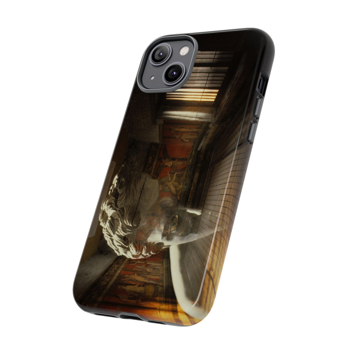 The Villa dei Mysteries phone case for iPhone 14 Plus by Vittorio Storaro, from the La Civiltà Romana collection