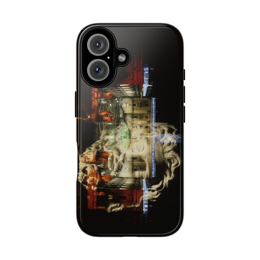 Capitoline Jupiter phone case for iPhone 16 by Vittorio Storaro, from the La Civiltà Romana collection