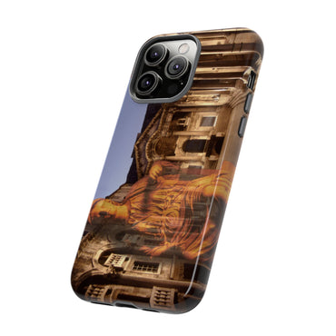 Diocletian's Palace with Goddess Roma phone case for iPhone 14 Pro Max by Vittorio Storaro, from the La Civiltà Romana collection