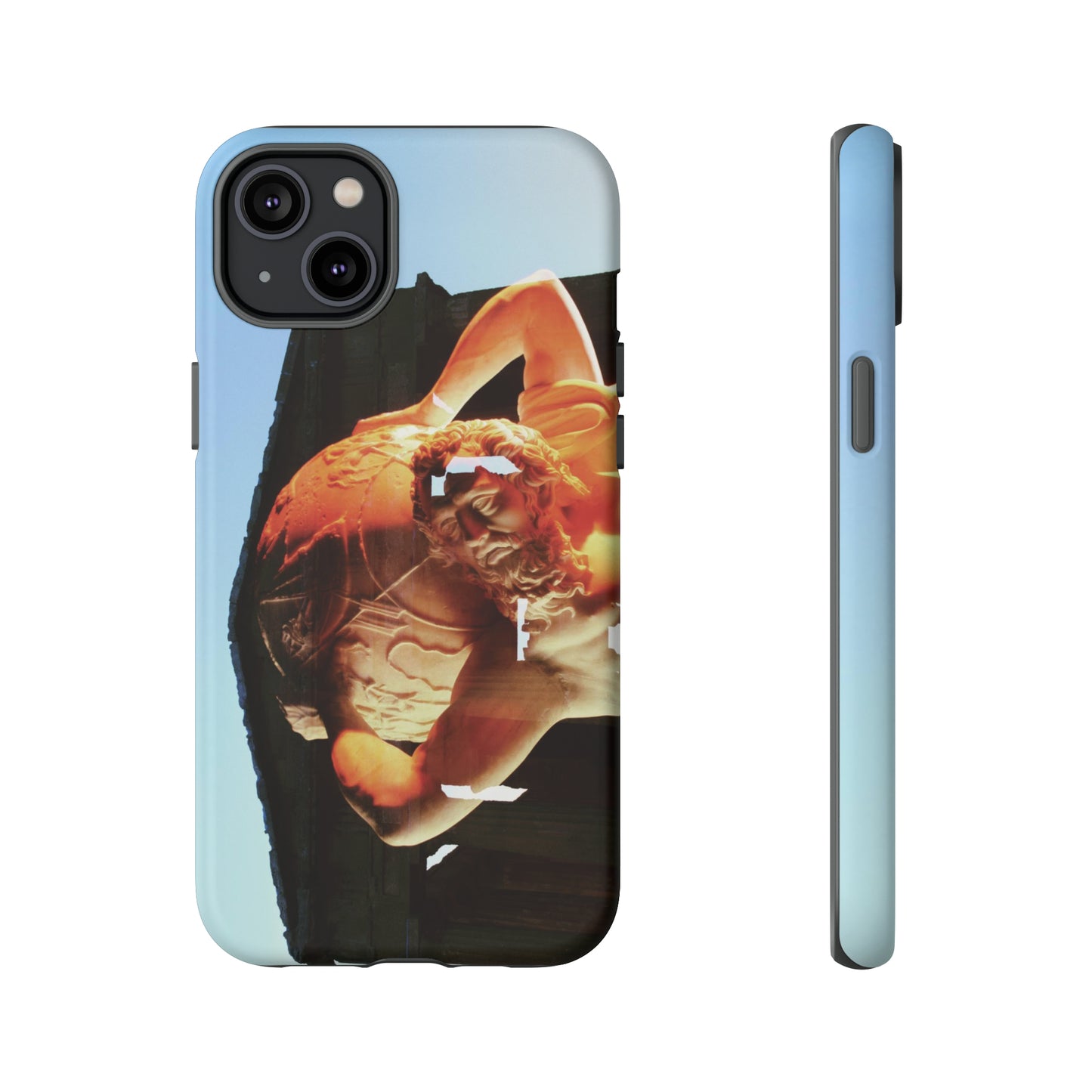 Atlas and Temple of Neptune Phone Cases