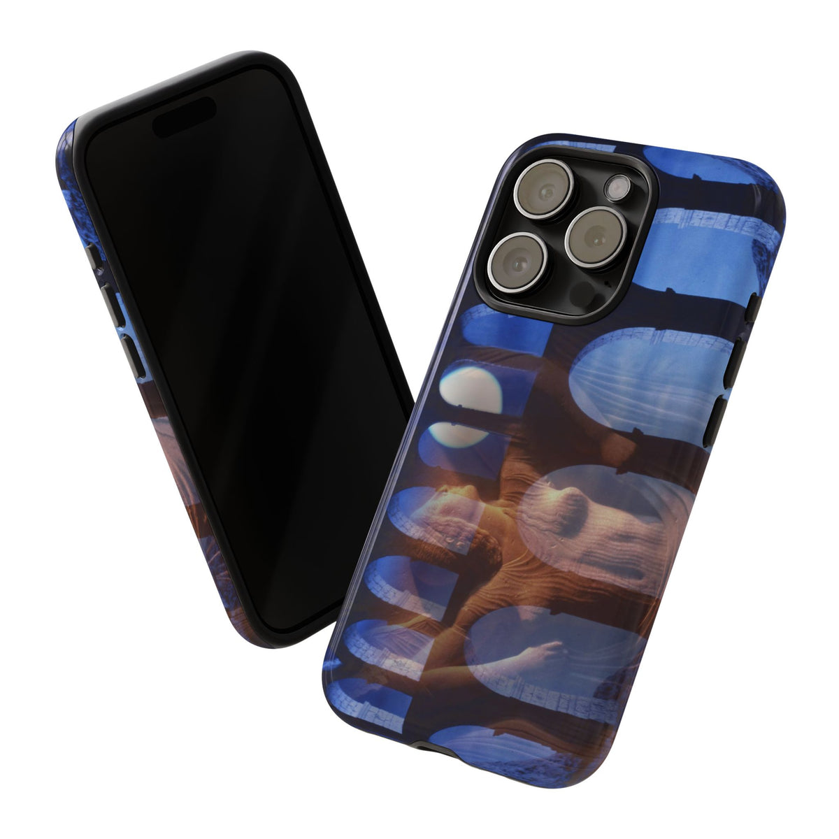 The Aqueduct and his Goddess phone case for iPhone 15 Pro by Vittorio Storaro, from the La Civiltà Romana collection