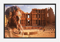 Setimius Severus & The Theater of Sabrata Canvas Print