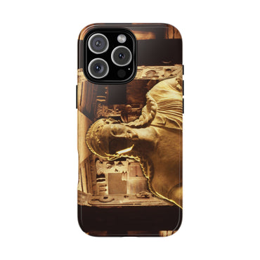 Etruscan Apollo phone case for iPhone 16 Pro Max by Vittorio Storaro, from the La Civiltà Romana collection