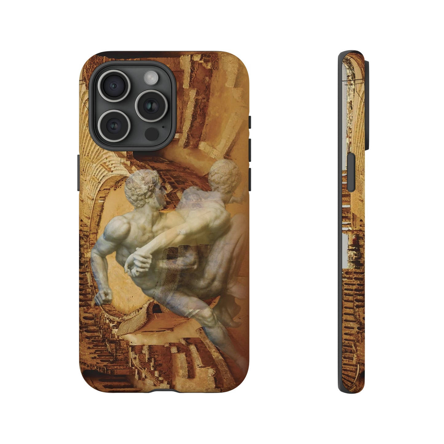 Amphitheater El Jem And The Uffizi Wrestlers Phone Cases