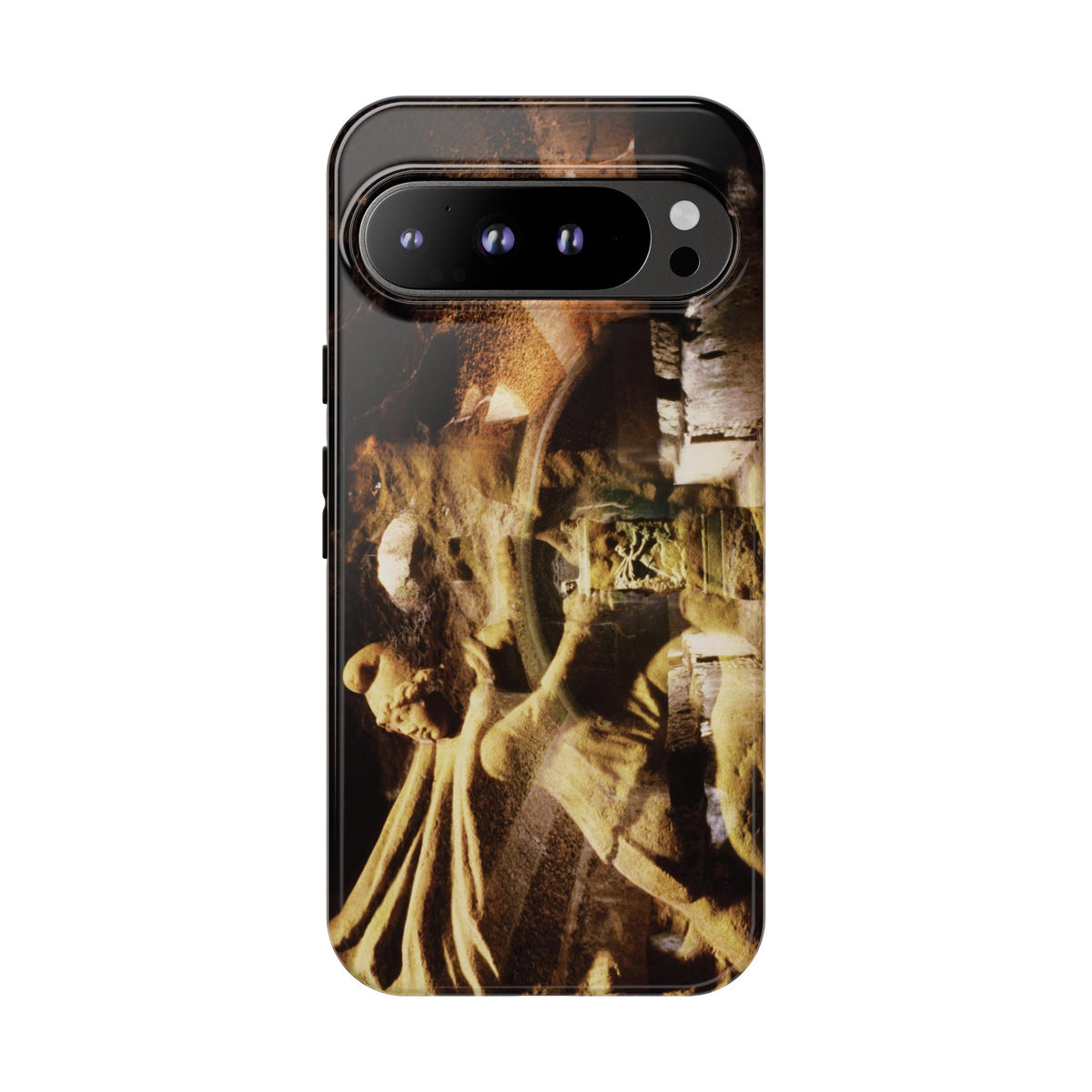 Mithras in his mithraeum of ancient Ostia phone case for Google Pixel 9 Pro XL by Vittorio Storaro, from the La Civiltà Romana collection