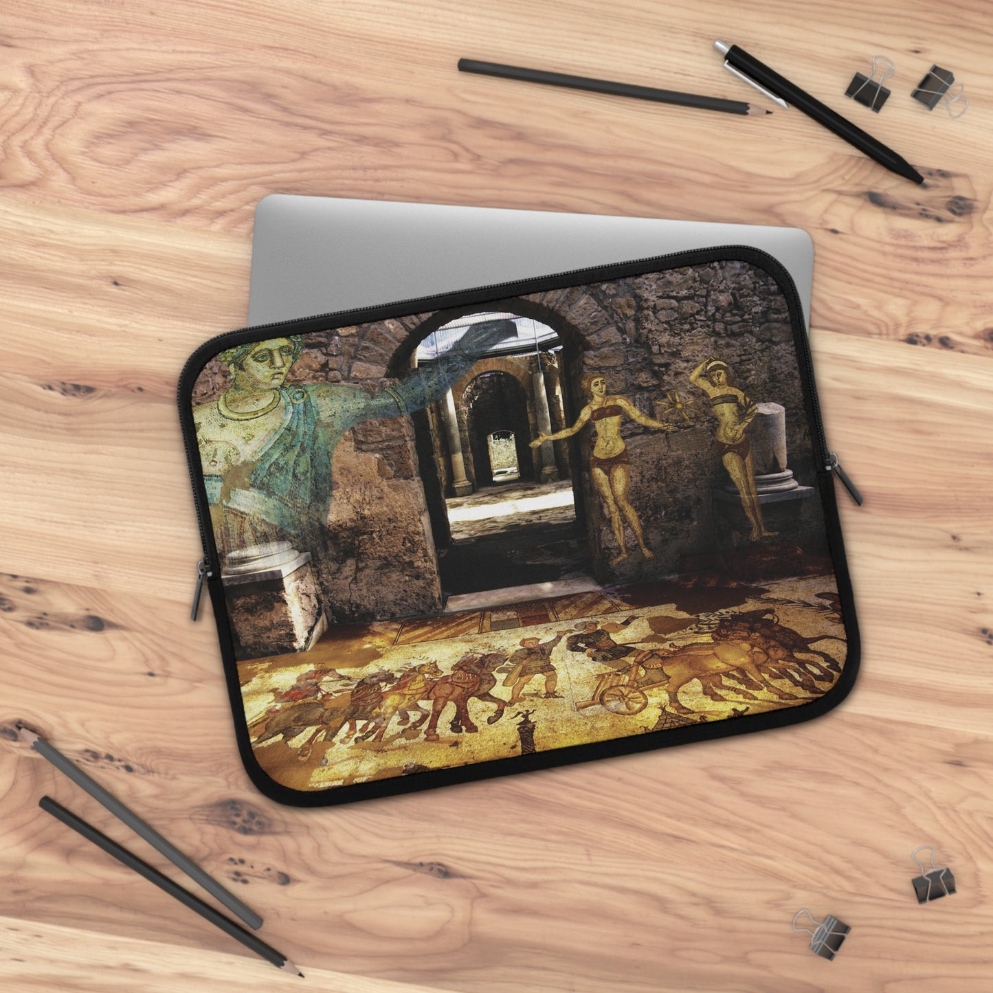 Mosaics Of The Thermal Baths Of Villa Armerina Laptop Sleeve