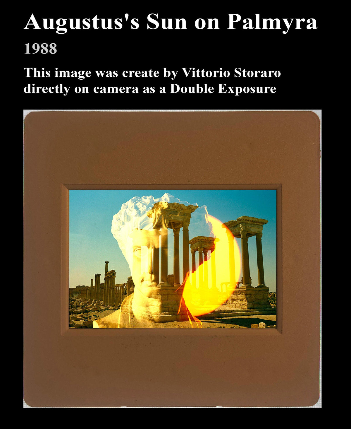 Augustus's Sun on Palmyra Photo Print