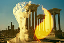 Augustus's Sun on Palmyra Acrylic Print
