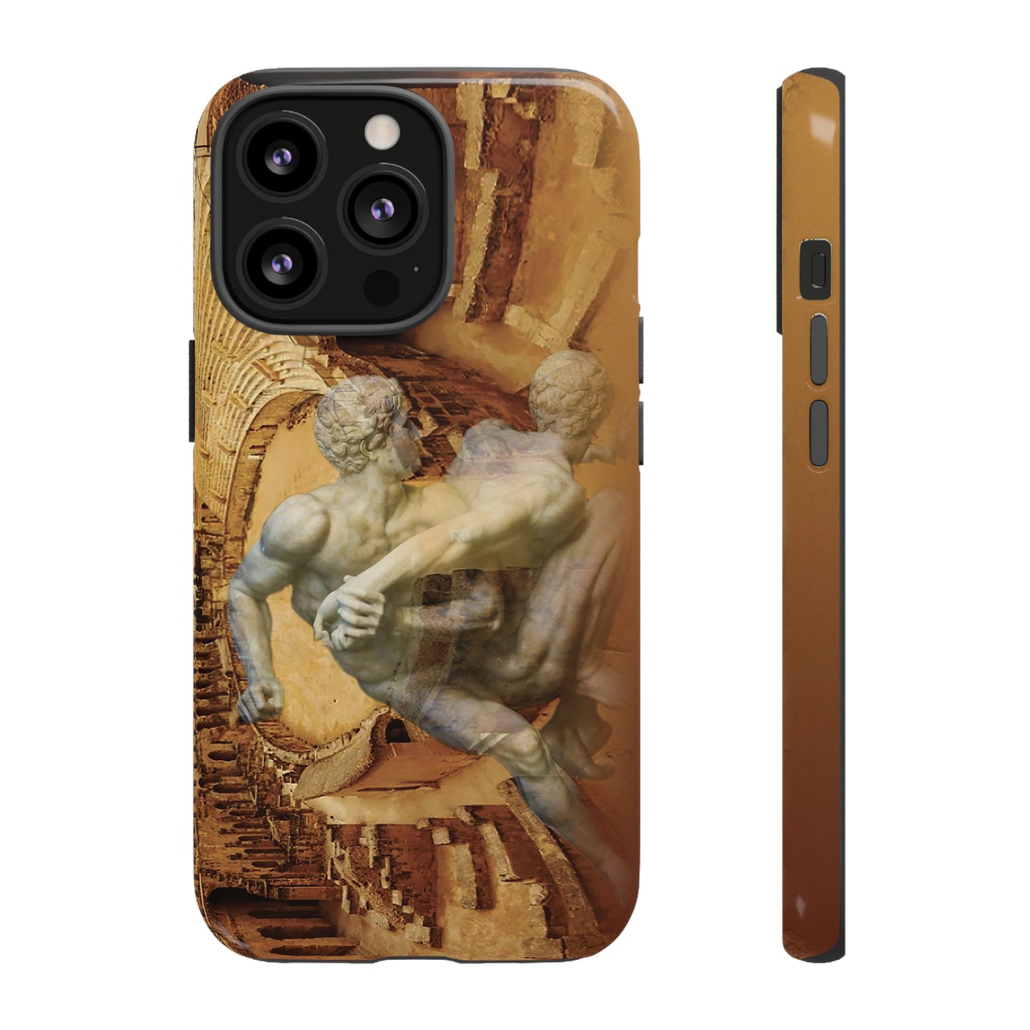 Amphitheater El Jem And The Uffizi Wrestlers Phone Cases