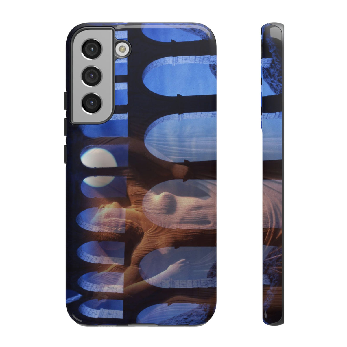 The Aqueduct and his Goddess phone case for Samsung Galaxy S22 Plus by Vittorio Storaro, from the La Civiltà Romana collection