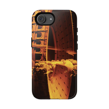 Flavian Amphitheater phone case for iPhone 17e by Vittorio Storaro, from the La Civiltà Romana collection