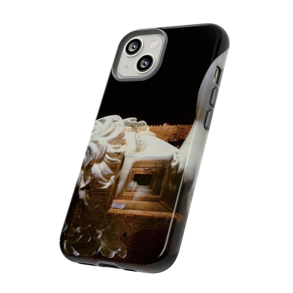 Antinoo in the Hadrian's Villa phone case for iPhone 14 by Vittorio Storaro, from the La Civiltà Romana collection