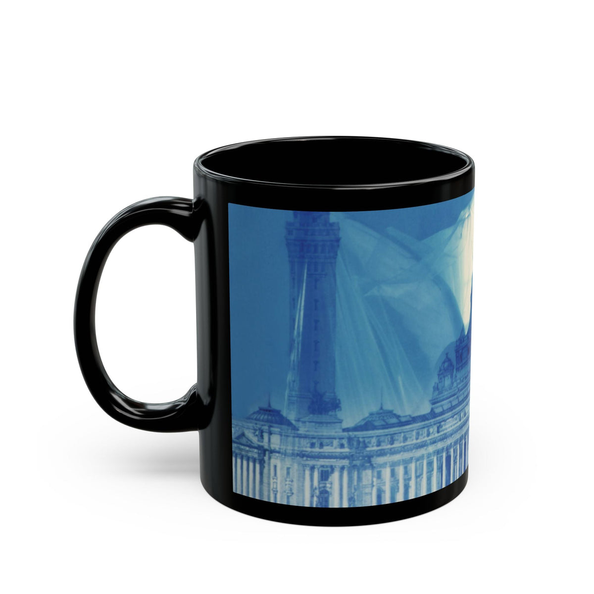 The Ideal City 11oz Black Mug