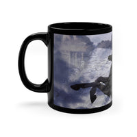 The Ancient Via Appia 11oz Black Mug