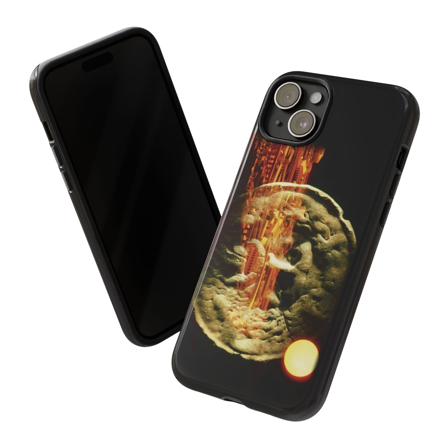 The Mouth Of Truth phone case for iPhone 15 Plus by Vittorio Storaro, from the La Civiltà Romana collection