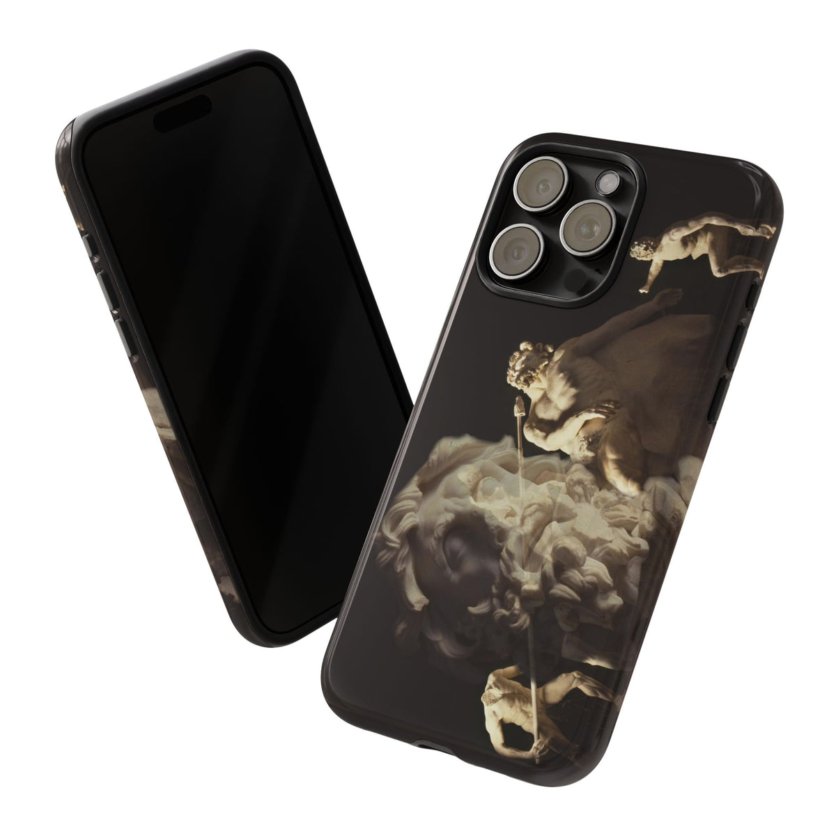 Ulysses and Polyphemus phone case for iPhone 15 Pro Max by Vittorio Storaro, from the La Civiltà Romana collection