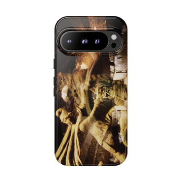 Mithras in his mithraeum of ancient Ostia phone case for Google Pixel 9 Pro by Vittorio Storaro, from the La Civiltà Romana collection