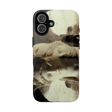 Minerva and Athena phone case for iPhone 16 Plus by Vittorio Storaro, from the La Civiltà Romana collection
