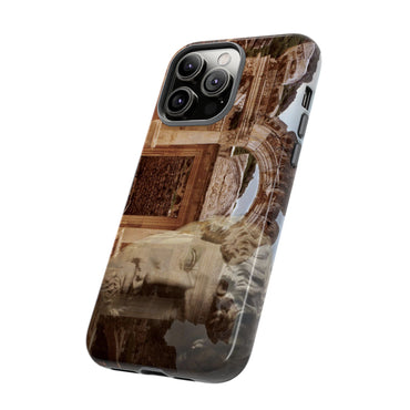 Adriano's Market phone case for iPhone 14 Pro Max by Vittorio Storaro, from the La Civiltà Romana collection