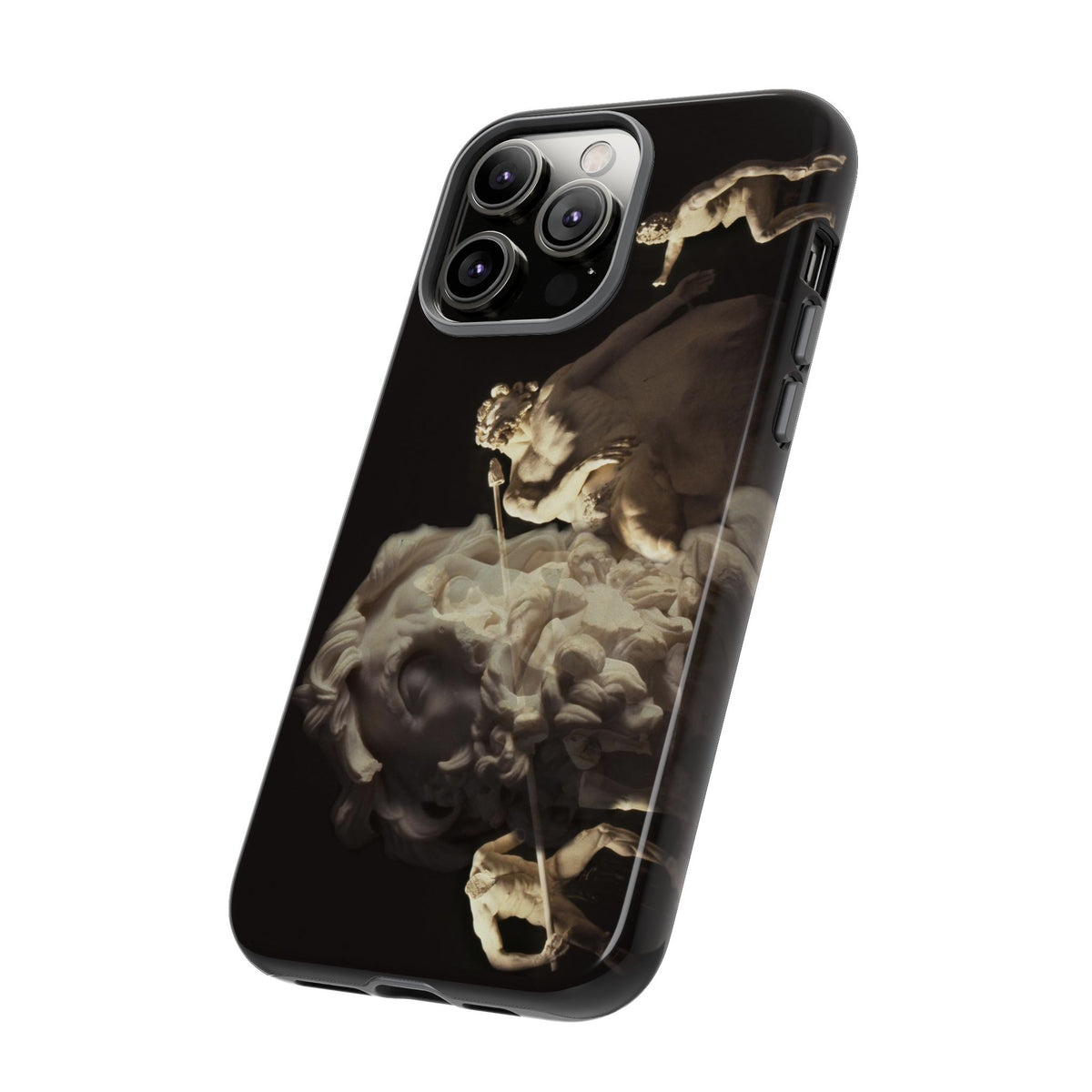 Ulysses and Polyphemus phone case for iPhone 14 Pro Max by Vittorio Storaro, from the La Civiltà Romana collection