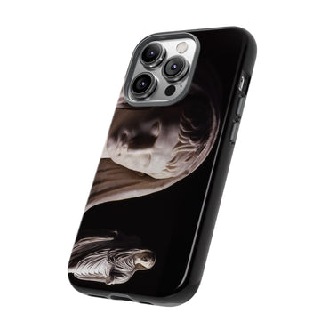 Divinized Augustus phone case for iPhone 14 Pro by Vittorio Storaro, from the La Civiltà Romana collection