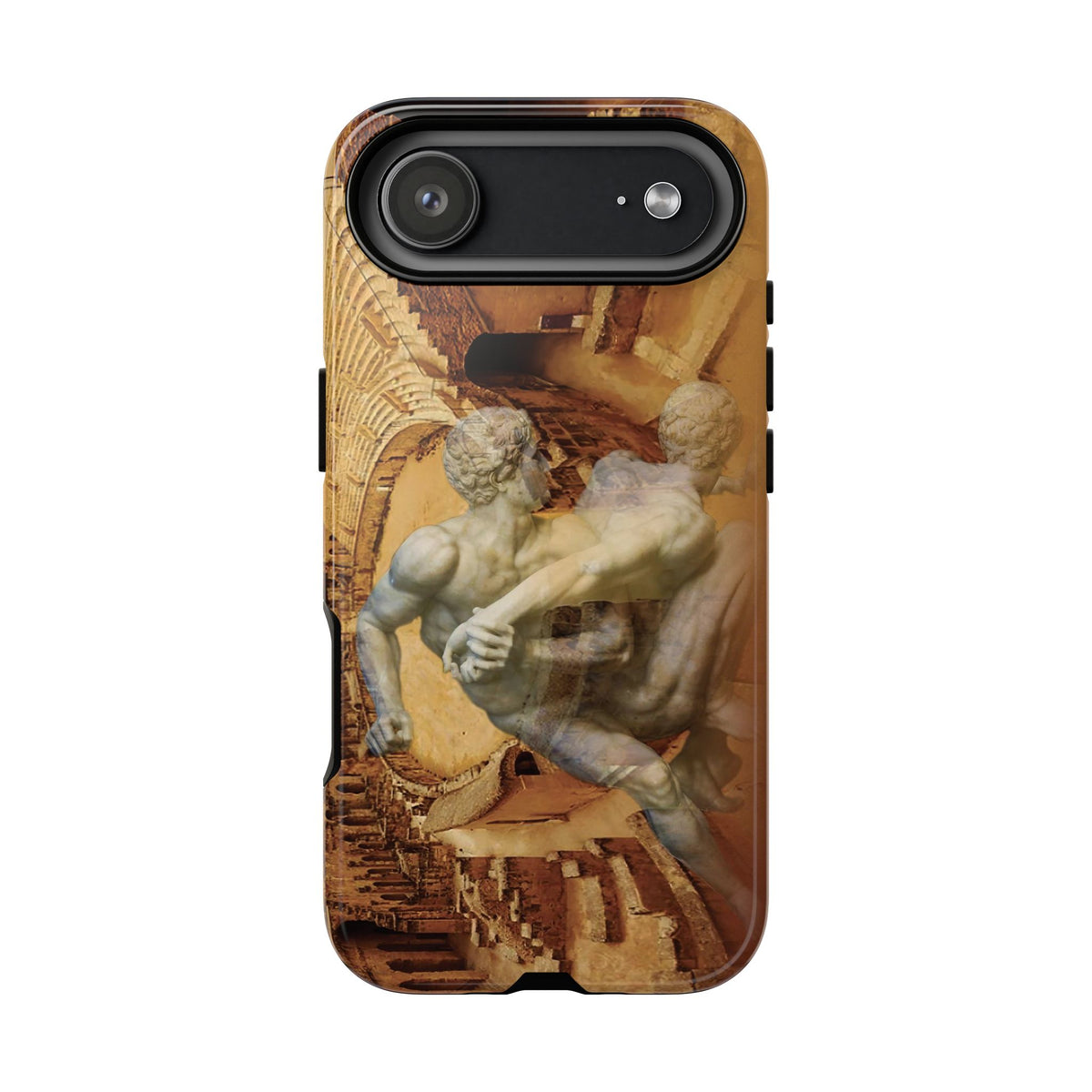Amphitheater El Jem And The Uffizi Wrestlers phone case for iPhone 17 Air by Vittorio Storaro, from the La Civiltà Romana collection