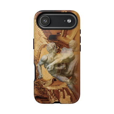 Amphitheater El Jem And The Uffizi Wrestlers phone case for iPhone 17 Air by Vittorio Storaro, from the La Civiltà Romana collection
