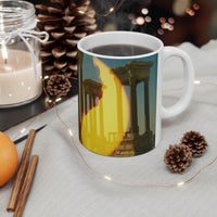 Augustus's Sun on Palmyra White Mug 11oz