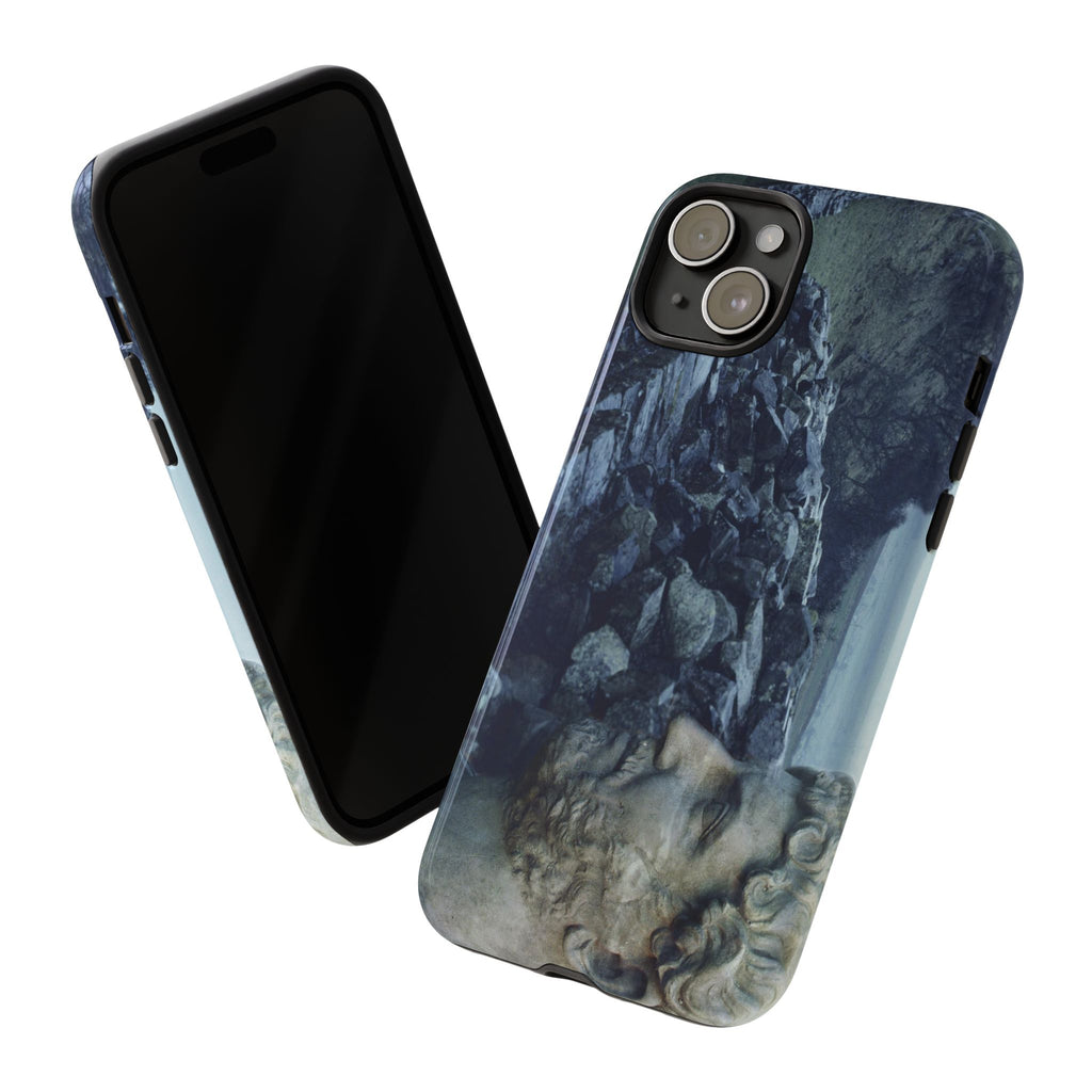 Adriano's wall in Britannia phone case for iPhone 15 Plus by Vittorio Storaro, from the La Civiltà Romana collection