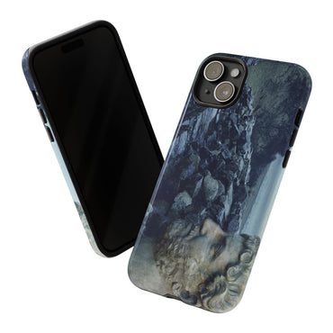 Adriano's wall in Britannia phone case for iPhone 15 Plus by Vittorio Storaro, from the La Civiltà Romana collection