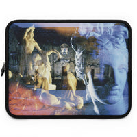 Venus The Galata & The Theater In Orange Laptop Sleeve