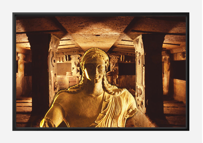 Etruscan Apollo Canvas Print - Ancient Italian Divine Art