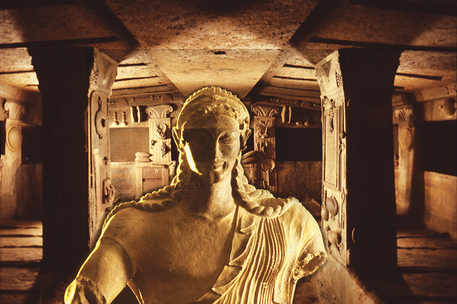 Etruscan Apollo Canvas Print - Ancient Italian Divine Art