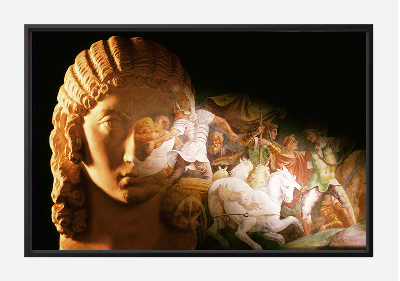 Defense of the City Canvas Print - Roman Military Heritage Art