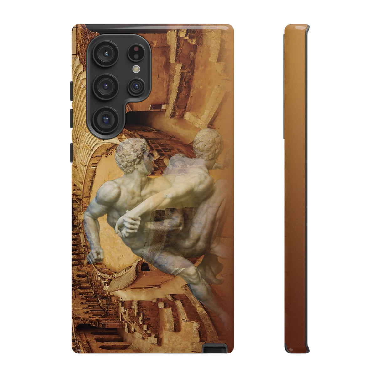 Amphitheater El Jem And The Uffizi Wrestlers phone case for Samsung Galaxy S22 Ultra by Vittorio Storaro, from the La Civiltà Romana collection