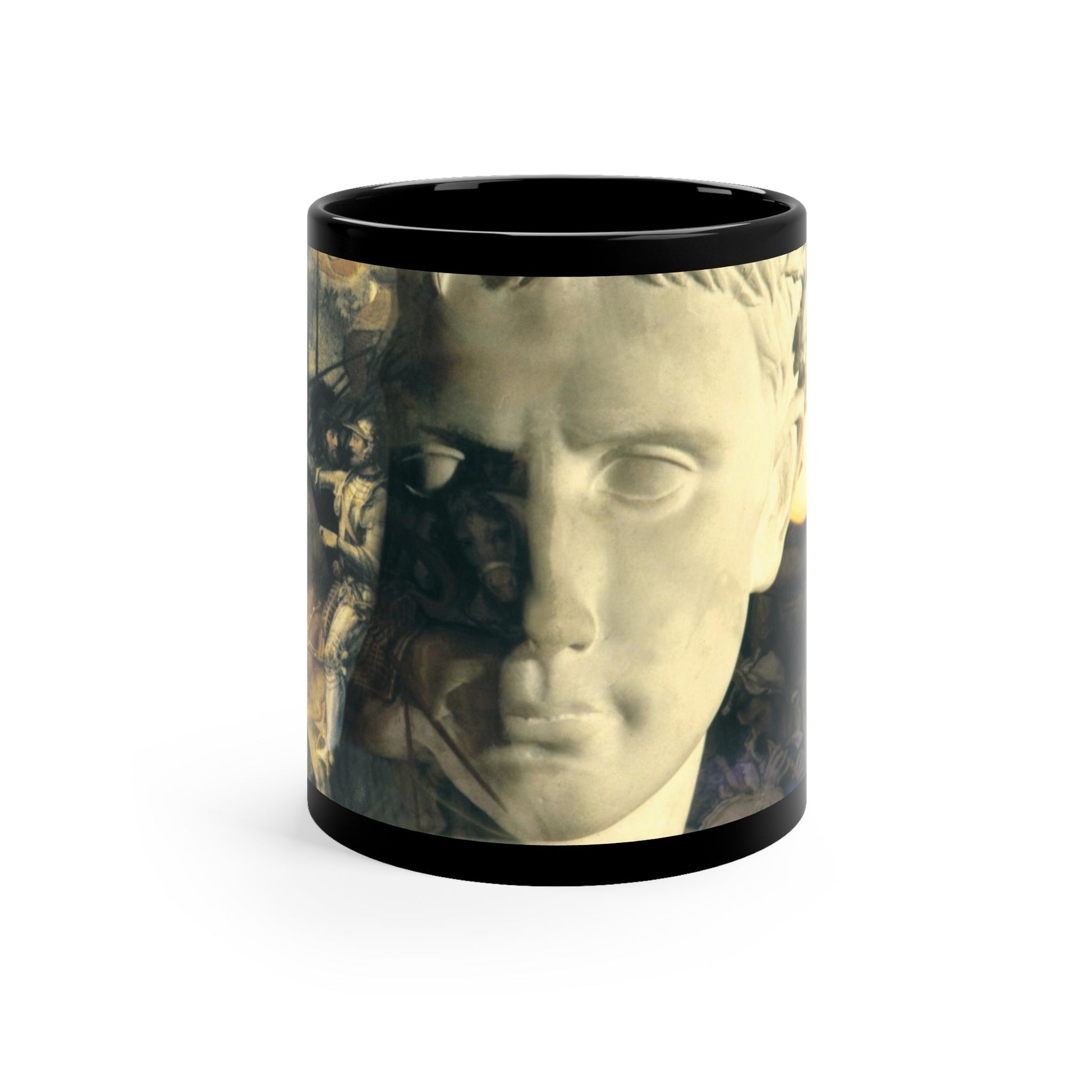 "Double exposure image featuring Emperor Claudius, the fourth Roman Emperor known for capable administration, ambitious building projects, and successful conquest of Britain. Captured by Oscar winner Vittorio Storaro.