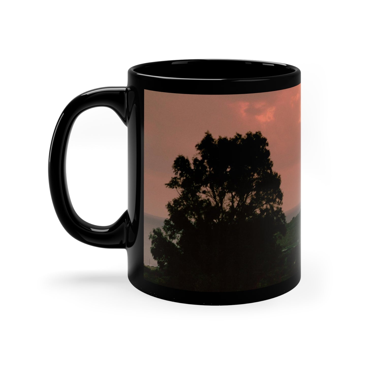 The Memory of Troy 11oz Black Mug