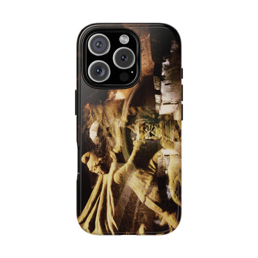 Mithras in his mithraeum of ancient Ostia phone case for iPhone 16 Pro by Vittorio Storaro, from the La Civiltà Romana collection